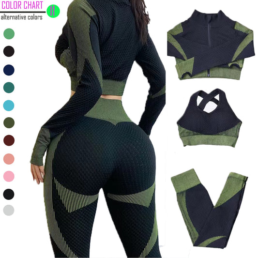 Yoga Set Seamless Sportswear Yoga suit Fitness Clothing gym Sports