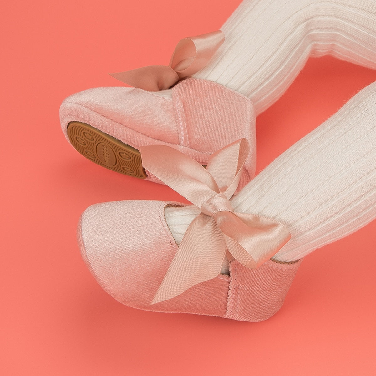 Princess Shoes Toddler Non-slip Flat Soft-sole Cotton Rubber