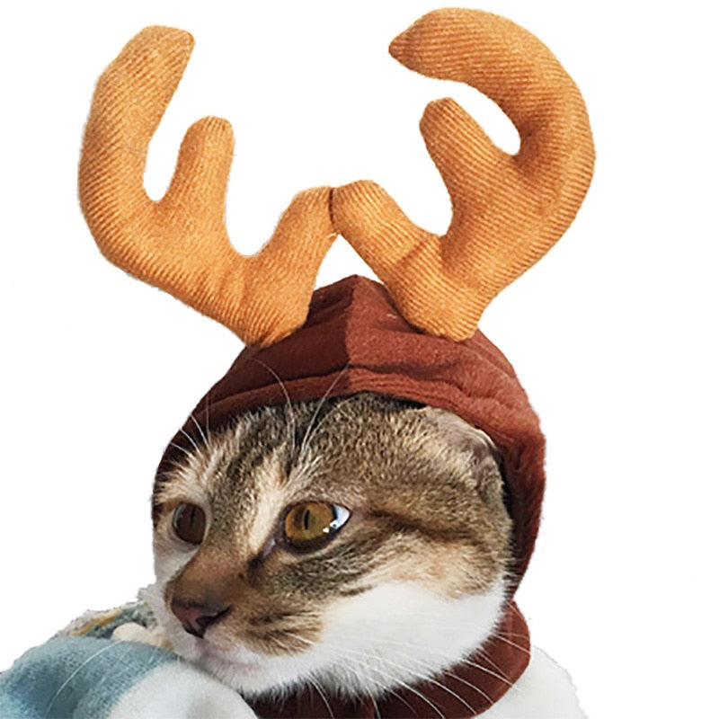 Christmas Hat Halloween Pet Costume For Cat Dog Puppy