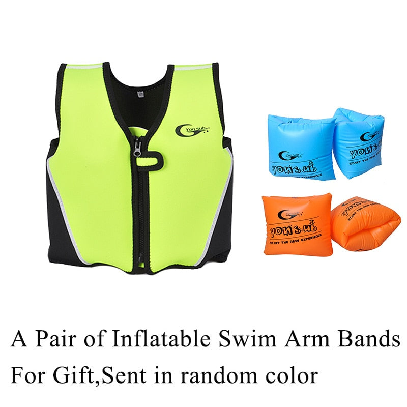 YONSUB Professional Children Life Vest Swim Learning Jackets Inflatable Swimming