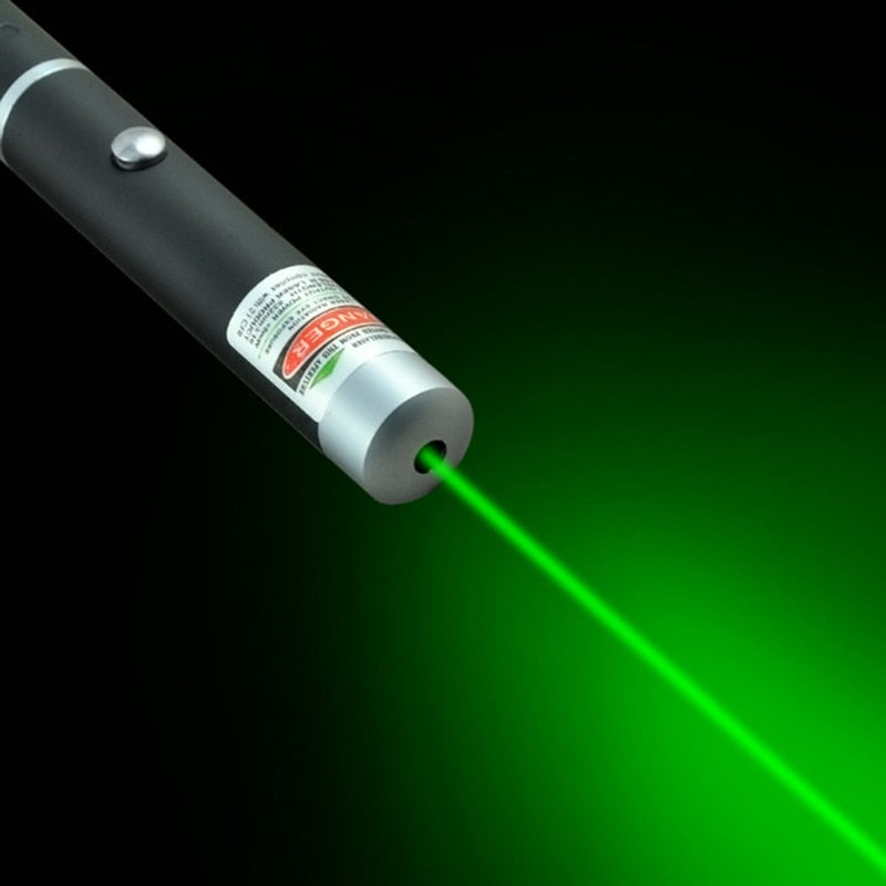 Laser Sight Pointer Adjustable Lazer Torch Meter Green Blue