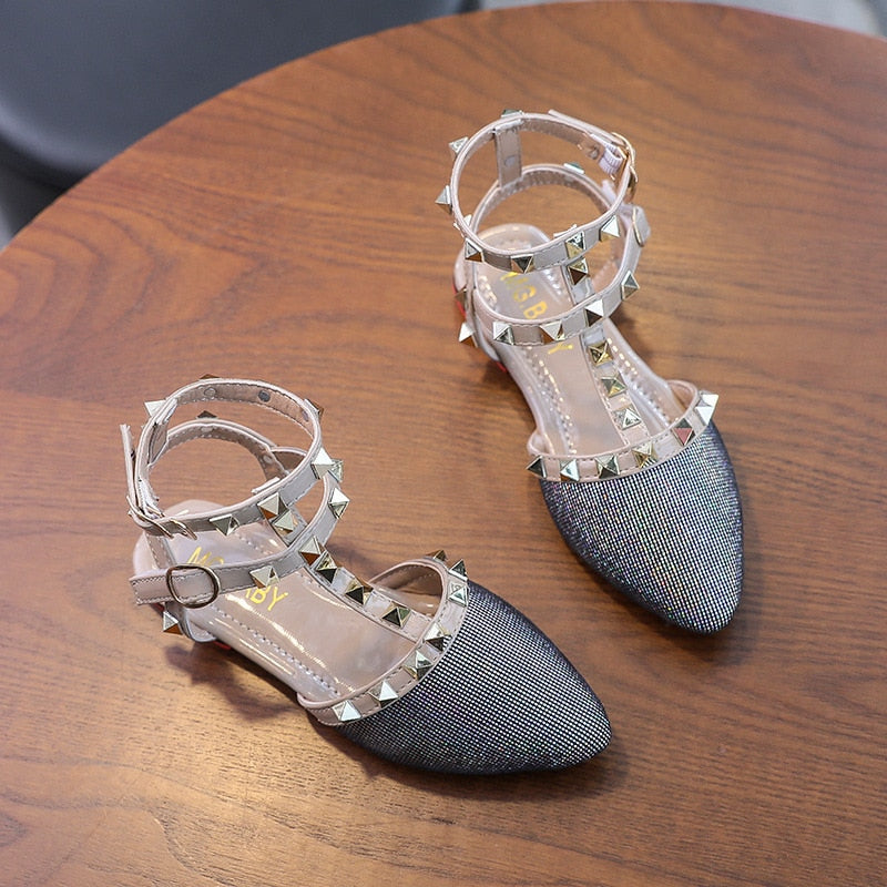 Girls Sandals 2021 Summer Kids Princess Sandals For Medium