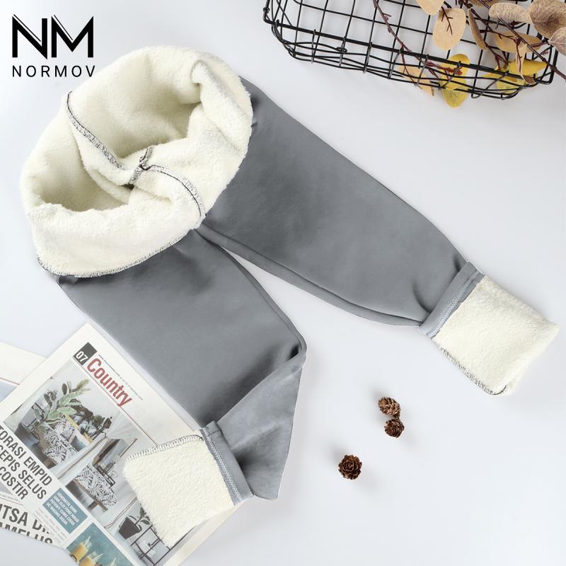 NOR Winter Lambskin Cashmere Leggings Women Velvet HighMOV Waist Skinny