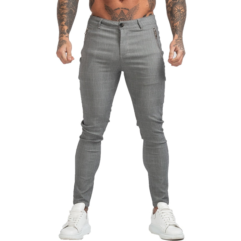 Mens Pants Casual Mens Trousers Skinny Stretch Mens Chinos Pants Slim