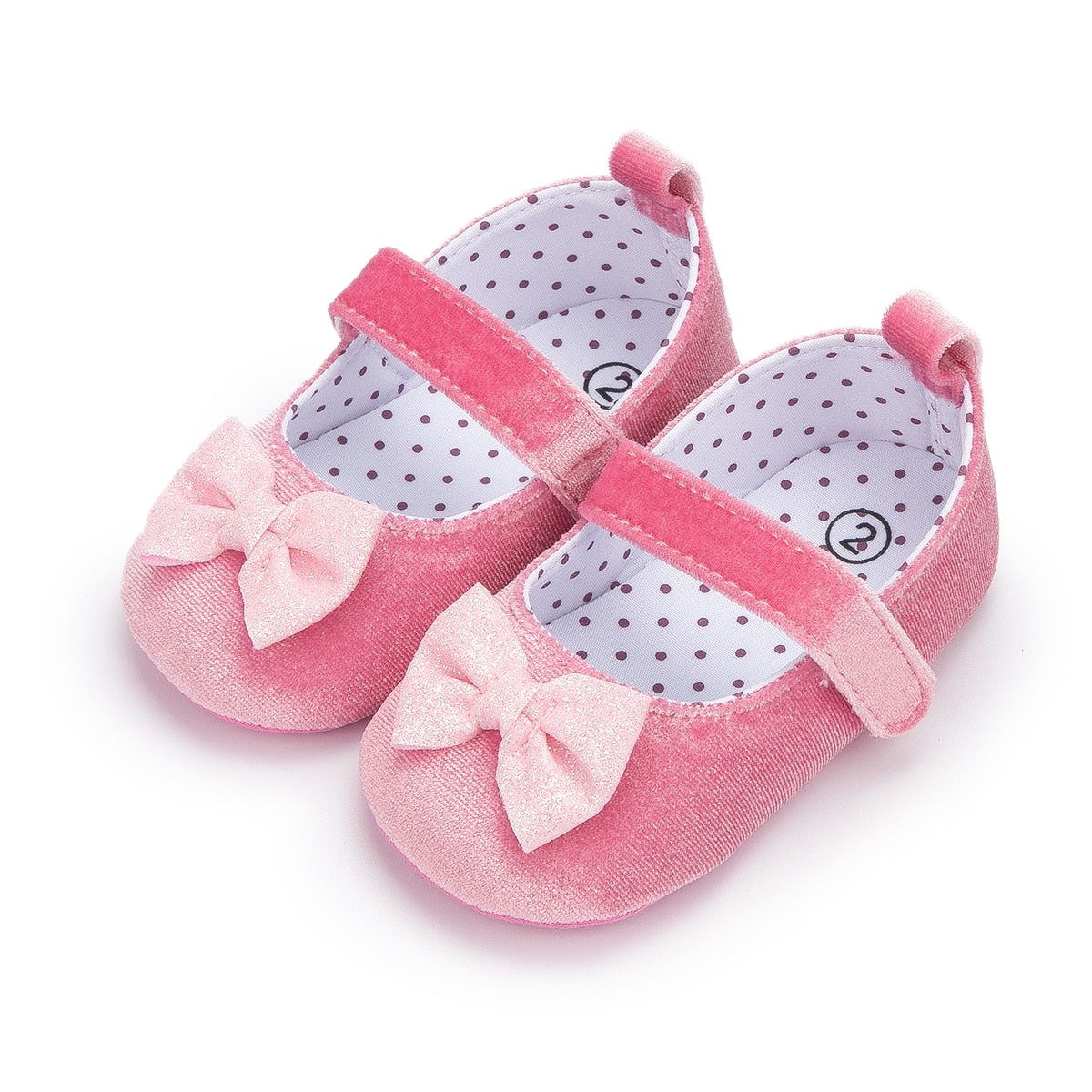 Princess Shoes Toddler Non-slip Flat Soft-sole Cotton Rubber