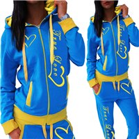Fashion Tracksuit Two Piece Set Casual Sportswear For Woman