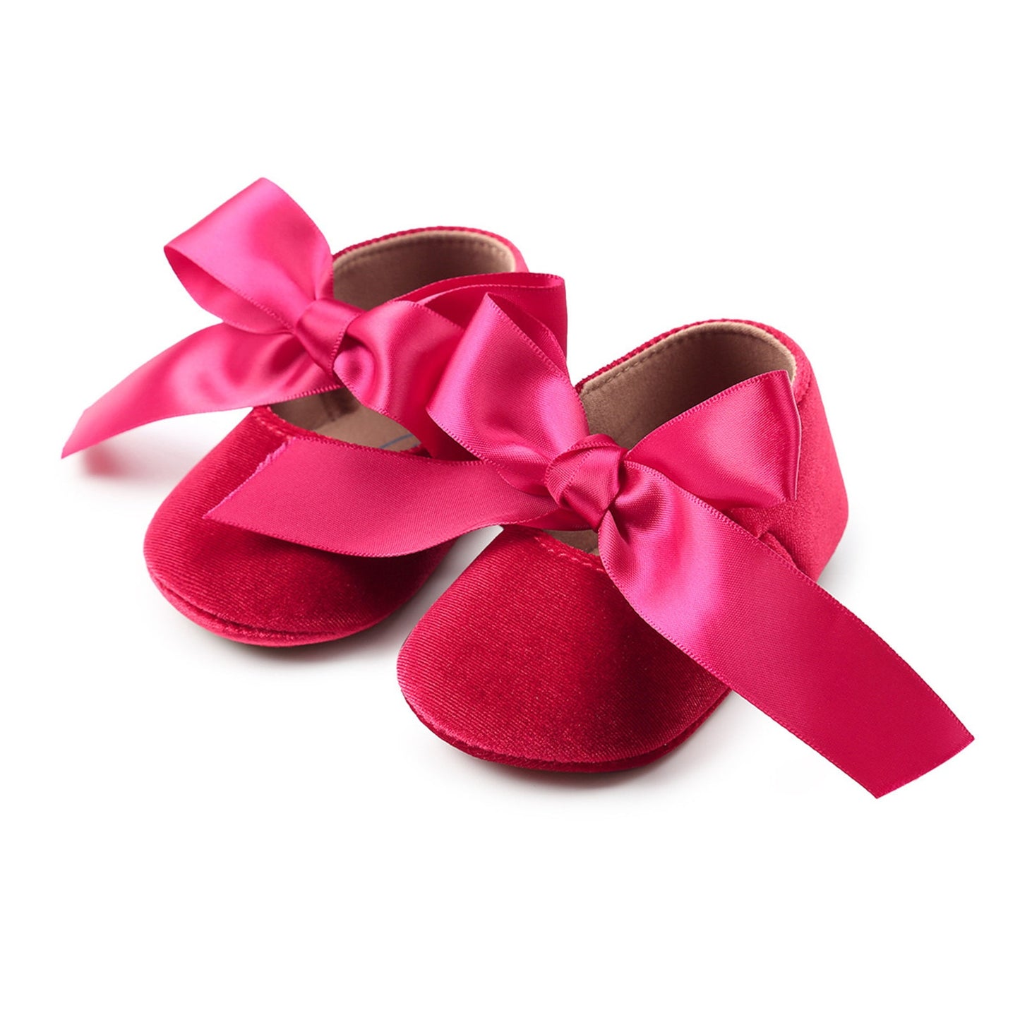 Princess Shoes Toddler Non-slip Flat Soft-sole Cotton Rubber