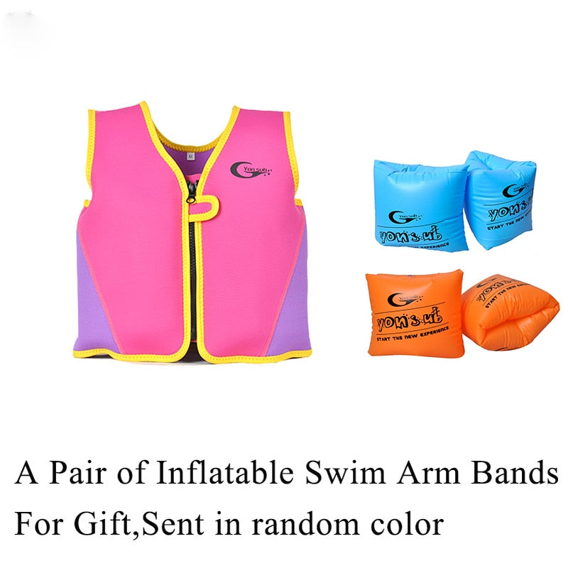 YONSUB Professional Children Life Vest Swim Learning Jackets Inflatable Swimming