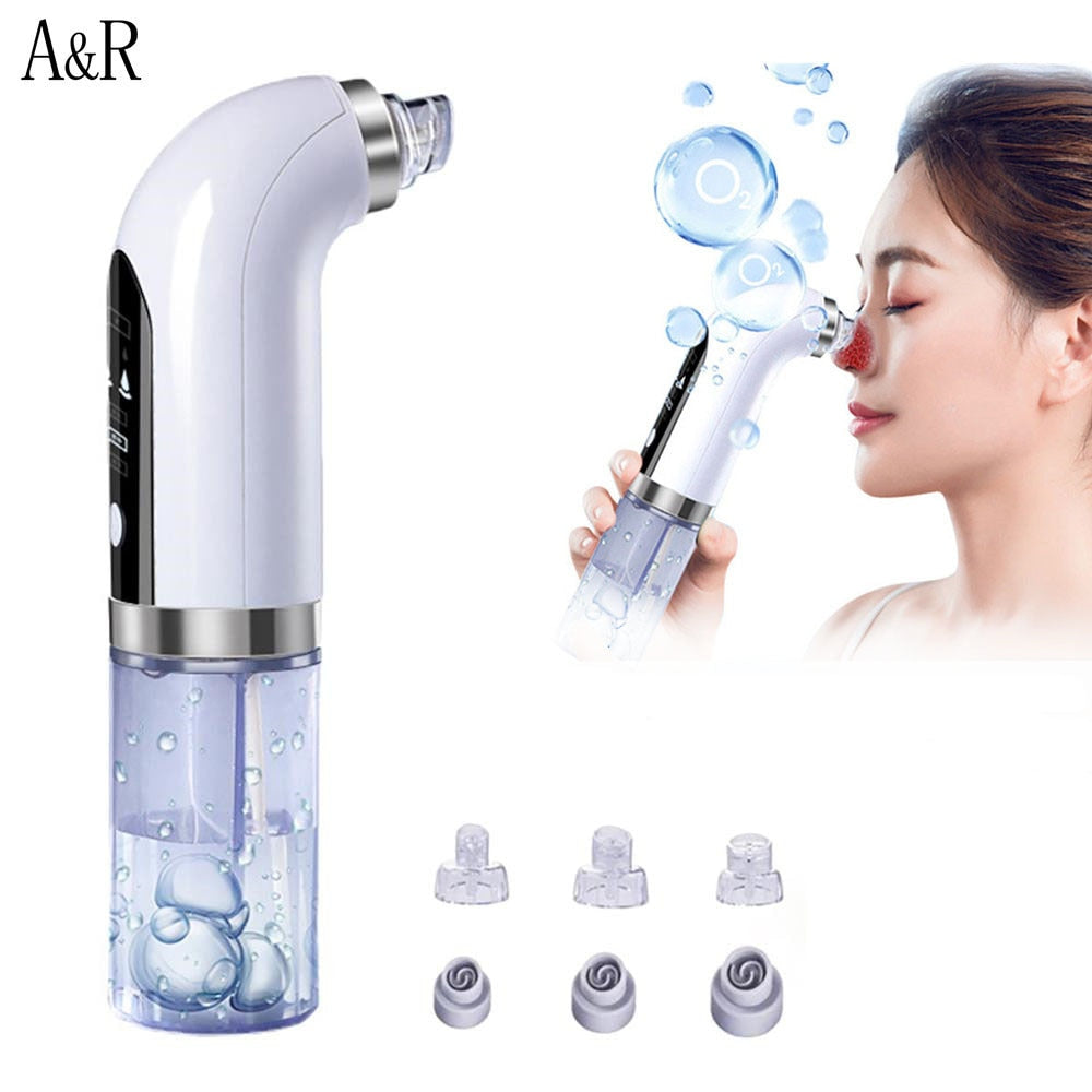 Electric Small Bubble Blackhead Remover USB Rechargeable Water Cycle Pore