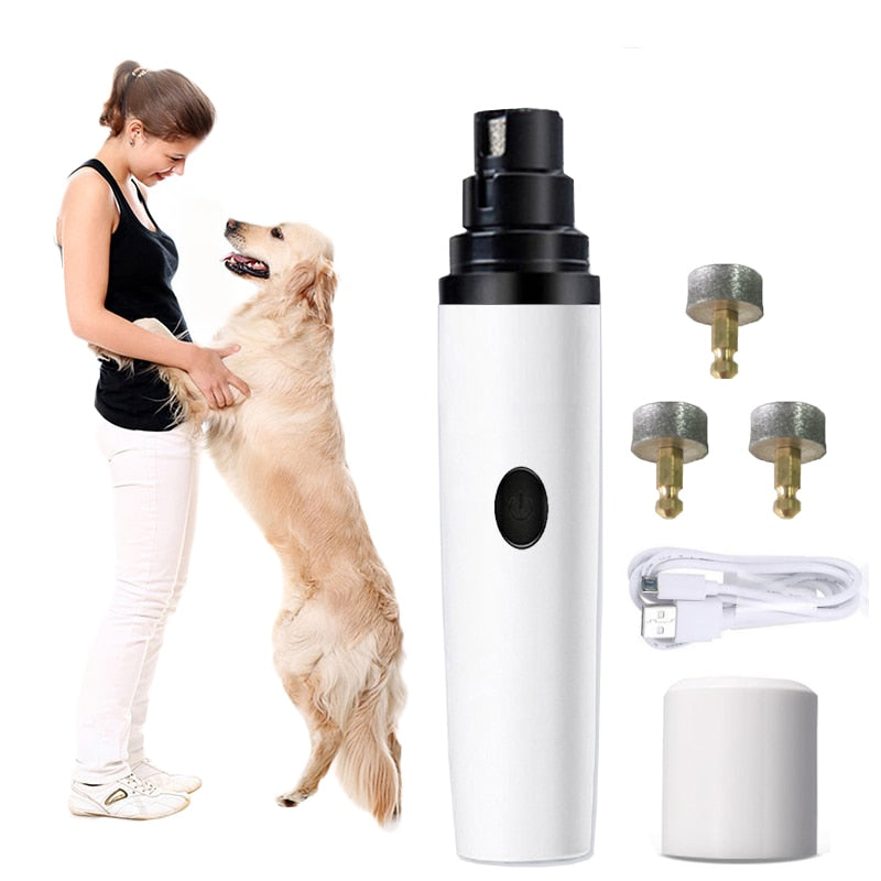 Electric Dog Nail Clippers for Dog Nail Grinders Rechargeable USB Charging