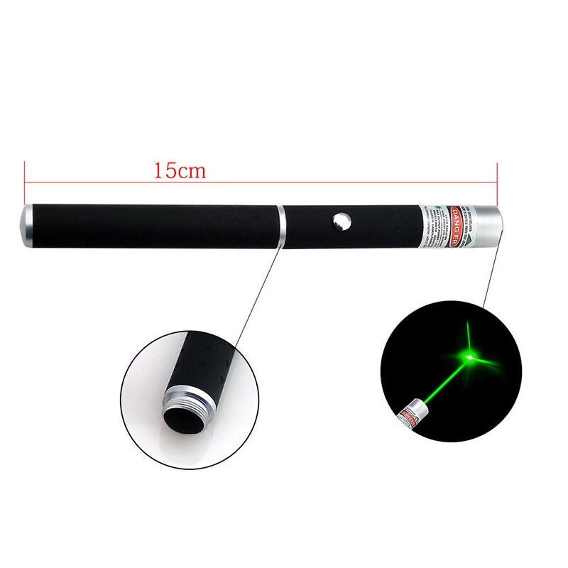 Laser Sight Pointer Adjustable Lazer Torch Meter Green Blue