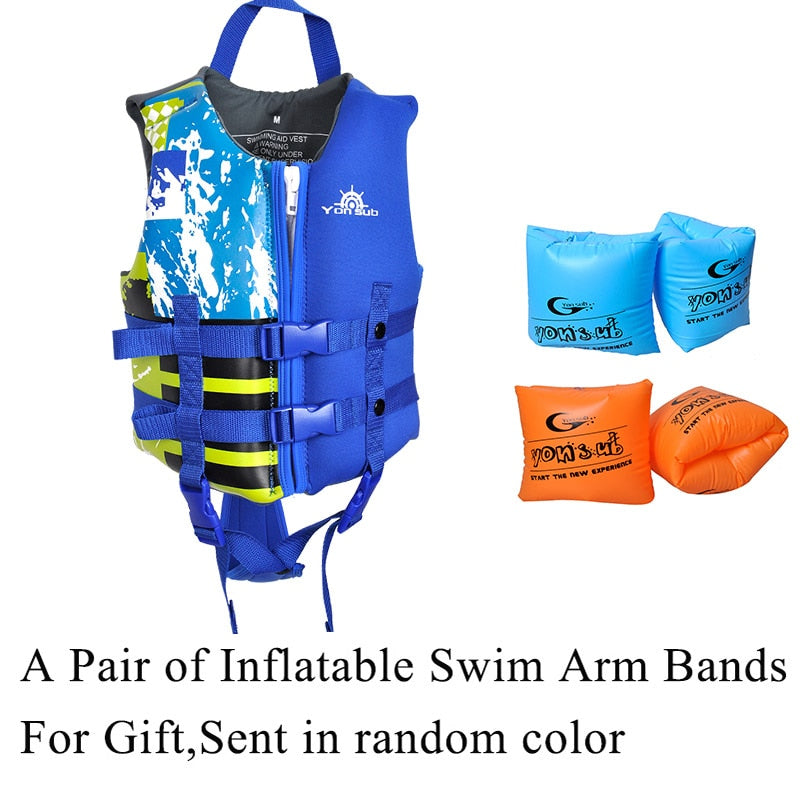 YONSUB Professional Children Life Vest Swim Learning Jackets Inflatable Swimming