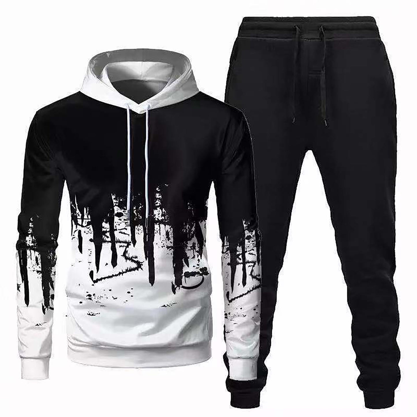 Sportwear Sets Autumn And Winter Outfit Sportswear Personality Double Zipper