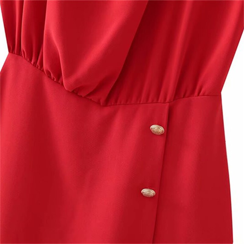 Women Turtleneck Sleeveless Playsuit 2021 Summer Fashion