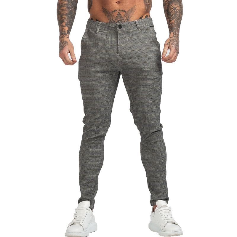 Mens Pants Casual Mens Trousers Skinny Stretch Mens Chinos Pants Slim
