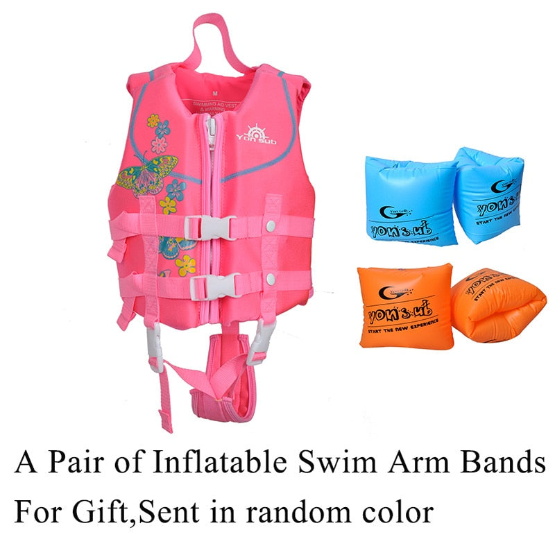 YONSUB Professional Children Life Vest Swim Learning Jackets Inflatable Swimming