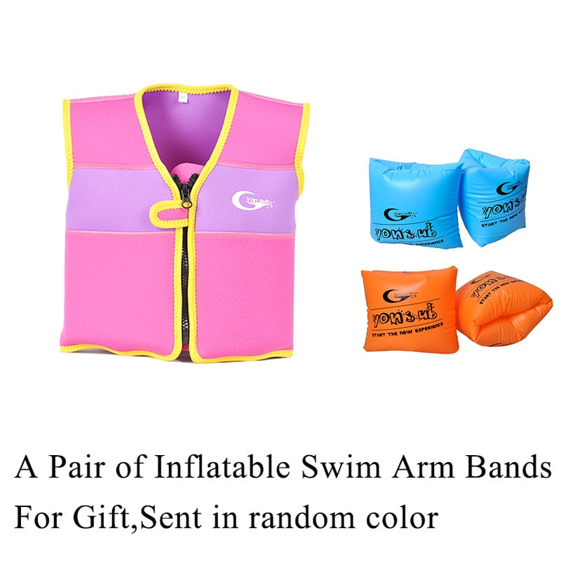 YONSUB Professional Children Life Vest Swim Learning Jackets Inflatable Swimming