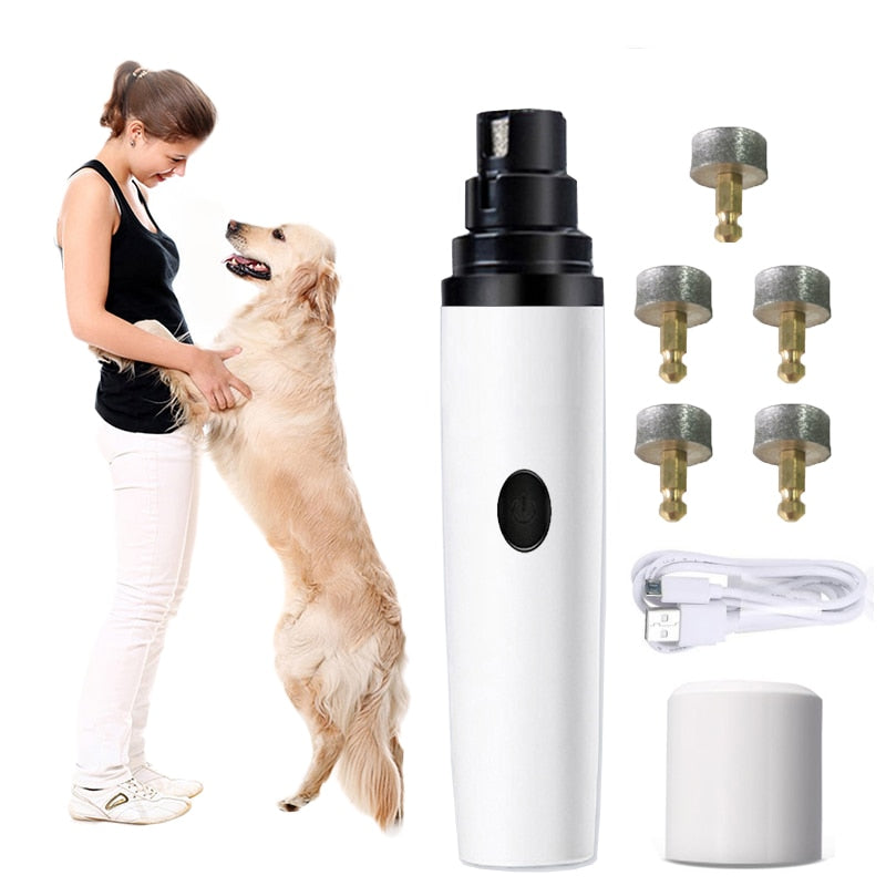 Electric Dog Nail Clippers for Dog Nail Grinders Rechargeable USB Charging