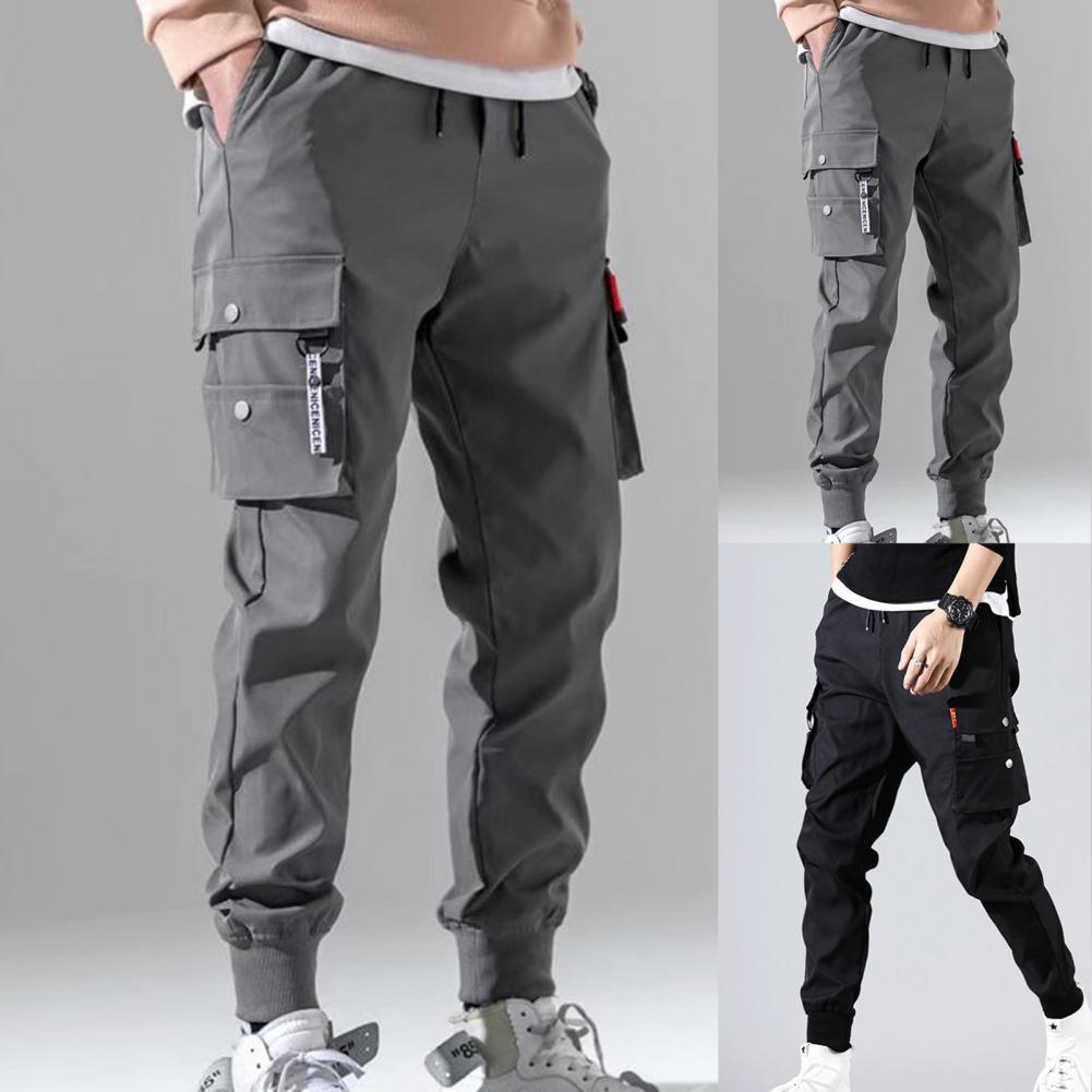 Men Pants Hip Hop Harem Joggers Pants 2021New Male Trousers