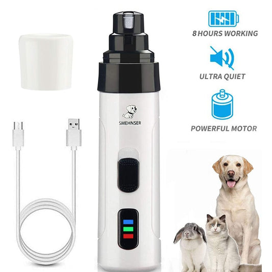Electric Dog Nail Clippers for Dog Nail Grinders Rechargeable USB Charging